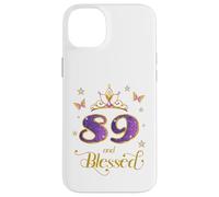 89 y Beato 89 Años Cumpleaños 89 Carcasa para iPhone 14 Plus
