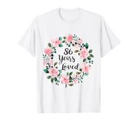89 Years Old 89th Birthday Women Cool 89 Years Loved Camiseta