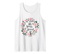 89 Years Old 89th Birthday Women Cool 89 Years Loved Camiseta sin Mangas