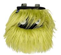 8B+ 8BPLUS Bolsa de Tiza Brad - para Escalada y búlder - Cinturón, mosquetón y Caja de Regalo incluidos - Apertura Amplia - Portacepillos para Zurdos y diestros, Amarillo, Negro