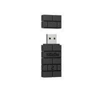 8BitDo Adaptador Inalámbrico USB con 2 Receptores para NS para 1, 2, PS1 Windows para PS4, para PS5, para Series X/S, Color