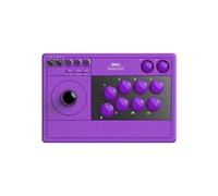 8Bitdo Controlador Inalámbrico con Cable de Tres Modos V3 Arcade Stick Color Púrpura para 2 Pc Steam para Juegos de Lucha