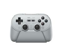 8BitDo Pro 3 Gamepad Wireless Controller for Windows for TMR Joysticks Swappable Buttons Grey