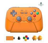 8BitDo Pro 3 Mando Bluetooth para Switch/Switch 2, Joysticks TMR, Botones Traseros Pro y R4/L4 Programables, Gatillos Hall/Táctiles, Botones ABXY Intercambiables, para Windows, Apple, SteamOS, Android