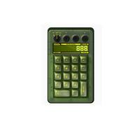 8BitDo Retro Teclado Numérico Mecánico de 18 Teclas 2.4G con Cable, 18 Teclas, Modo Calculadora, Teclado Numérico RGB Programable para