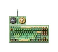 8Bitdo Teclado mecánico de 87 teclas para PC y Android - Forest Wonder | Con licencia oficial de XBOX, Bluetooth/2.4G/USB-C, retroiluminación RGB, intercambio en caliente, botones dobles súper
