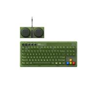 8BitDo Teclado Mecánico Retro 87 con Retroiluminación RGB, Intercambiable en Caliente, Inalámbrico, 2.4G, USB-C para PC y Tabletas con