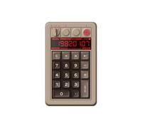 8Bitdo Teclado numérico mecánico retro de 18 teclas, compatible con PC y modo de calculadora estándar, intercambiable en caliente, botón de acceso directo de calculadora de PC, Bluetooth/2.4G/con