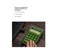 8Bitdo Teclado Numérico Mecánico Retro18 con Ratón Inalámbrico y Base de Carga, Conectividad Trimodal para Juegos de PC y para Android