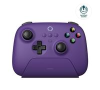 8Bitdo Ultimate 2.4G Wireless Controller, Hall Effect Joystick Update, Gaming Controller with Charging Dock for PC, Android, Steam Deck & Apple (Purple)