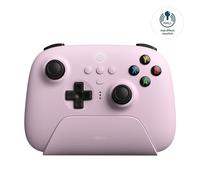 8Bitdo Ultimate 2.4G Wireless Controller, Hall Effect Joystick Update, Gaming Controller with Charging Dock for PC, Android, Steam Deck & Apple (Pastel Pink)