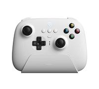 8bitdo Ultimate 2.4g Wireless Controller With Charging Dock, 2.4g Controller for PC, Android, Steam Deck & iPhone, iPad, macOS and Apple TV (White)