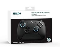 8BitDo Ultimate 2 Bluetooth - Switch 1 Y 2 / PC Windows - Edición Negra