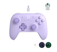 8Bitdo Ultimate 2C - Joysticks con efecto Hall y gatillos Hall Controlador con cable para Windows PC y Android, con parachoques L4/R4 reemplazables, función turbo y vibración de ruido (morado)