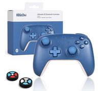 8Bitdo Ultimate 2C Mando Bluetooth para Switch 2, Joystick con efecto Hall (sin deriva), parachoques L4/R4 extraíble, control de movimiento de 6 ejes y vibración Rumble, Azul oscuro