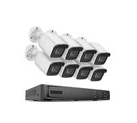 8CH 8MP Ultra HD PoE Sistema De Seguridad Video En Red 4K H.265 Vigilancia NVR H800 Audio Cámaras PoE CCTV Bullet Imagen(None,8CH NVR 8PCS Cameras)
