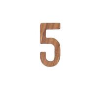 8CM NúMeros De Casa De Nuez Negra Para La DireccióN Fuera