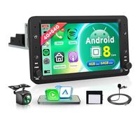 8Core 4G+64G Inalámbrico Carplay Android Radio Coche para Alfa Romeo 159 2004-2011 Brera Spider Sportwagon 7 Pulgadas Radio Coche con Android Auto GPS Navi WiFi Bluetooth FM/RDS DSP/SWC Cámara Trasera