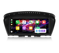 8Cores-4+64G CAMECHO Android 13 Radio de Coche para BMW E60 E61 E63 E64 E91 E92 (2005-2008) CCC System,Pantalla de 8,8 Pulgadas con Apple Carplay Android Auto Mirror Link WiFi 4G Bluetooth FM