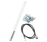 8DBi para LoRa 868MHz Antena de fibra de vidrio LoRaWAN N-macho con cable de 1 metro y código de clip para helio Hotspot RAK MNTD Mine