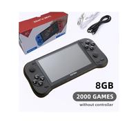 (8G 2000giochi) Consola de juegos portátil VILCORN X50 MAX para PS1, pantalla de videojuegos retro para