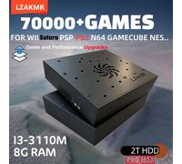 8G Ram 2T Rom nueva actualización dispositivo de juego Retro más de 70000 juegos para Wii 260 PS2 DC PSP GAMECUBE 2T cargado X8 Pro consola Windows 11 2T HDD BW