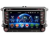 8GB+128GB 8 núcleos Android 16 Radio Coche Bluetooth para VW T6 Transporter Caddy Polo 6R Crafter Amarok Yeti, 7" Pantalla táctil IPS CarPlay Android Auto DVD GPS WiFi 4G Dab+ DSP OBD2 USB Canbus