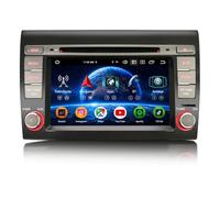 8GB+128GB Android 16 Radio Coche Bluetooth DVD para Fiat Bravo 2007-2014 | 8 Núcleos 7" IPS Pantalla táctil 2Din Estéreo con DVD GPS Navegación Inalámbrico CarPlay Android Auto DSP WiFi 4G DAB+ Canbus