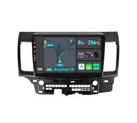 [8GB+256GB] YUNTX Android 15 Octa Core Autoradio para Mitsubishi Lancer 2008-2016 con CarPlay Android Auto Cámara DSP 10.1 Pulgadas IPS Pantalla táctil Soporte Dab AHD Cámara GPS WiFi Bluetooth