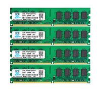 8GB Kit (4x2GB) DDR2 800MHz PC2 6400 6400U Unbuffered Non-ECC 1.8V CL6 2Rx8 Dual Rank 240 Pin UDIMM Sobremesa Memoria Principal Module