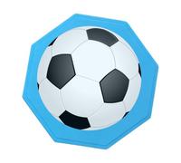 8in Octagonal Floor Spot Markers, Non-Slip TPE Agility Training Gym Dots