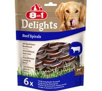 8in1 Delights - Espirales para Masticar saludables para Perros sensibles, 6 Unidades