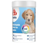 8in1 Pastillas multivitamínicas Puppy - para suplemento nutricional para Cachorros, 1 Lata (100 Comprimidos)