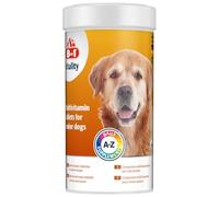 8in1 Tabletas multivitamínicas para Perros Senior - como suplemento dietético para Perros Mayores, 1 Lata (70 tabletas)