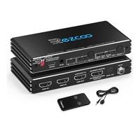 8K @60Hz 4K @120Hz HDMI 2.1 eARC Audio Extractor 2 en 1 Out HDMI Switch eARC 7.1Ch,ARC SPDIF 5.1Ch,VRR, ALLM, HDCP 2.3, HDR10, CEC Compatible with PS5, Xbox, AMD IR Remote Control EDID Management