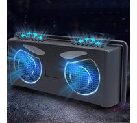 8KLANMMQ - Almohadilla enfriadora de tableta de doble módulo, ventilador de refrigeración de alta potencia, radiador semiconductor de 10 pulgadas para teléfono móvil, tableta, almohadilla de