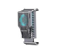 8KLANMMQ Juego de refrigeración para teléfono móvil, disipador de calor, radiador auxiliar de audio, sin batería (color: negro) (plata)