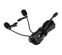 8KLANMMQ Micrófono de solapa dual omnidireccional digital con clip para smartphone USB tipo C