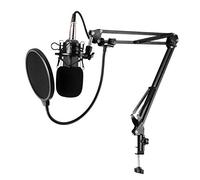 8KLANMMQ Micrófono KTV de estudio, condensador cardiodo, condensador, micrófono de grabación de música, micrófono para PC y portátil
