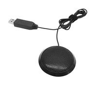 8KLANMMQ Micrófono omnidireccional USB de 360° para computadora de alta sensibilidad, Plug Play, micrófono portátil de escritorio para reuniones