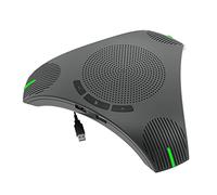 8KLANMMQ Micrófono USB con altavoz, micrófono de conferencia, micrófono omnidireccional para computadora, toma de voz de 360°