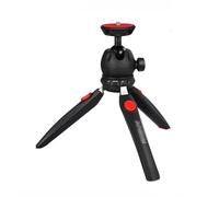 8KLANMMQ Mini Tabletop Tripod Phone Camera Tripod Portable Foldable with 1/4" Mounting Screw for DSLR/Mirrorless LED Video Light (Color : Black)