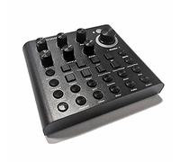 8KLANMMQ Mini tarjeta de sonido portátil estéreo mezclador de audio para juegos de ordenador, transmisión en vivo, micrófono Bm800