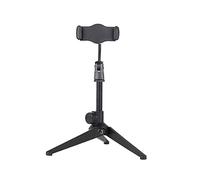 8KLANMMQ Soporte para micrófono de escritorio, mini soporte de mesa portátil, soporte de micrófono ajustable, soporte de clip de micrófono, soporte ligero (estilo: A) (A)