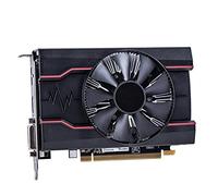 8KLANMMQ Tarjeta gráfica RX550 de 4 GB, GPU, compatible con tarjetas de video AMD Radeon RX 550 4GB GDDR5, PC de escritorio, mapa de juegos PCI-E X16, tarjeta gráfica Fan