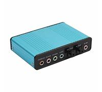 8KLANMMQ USB 6-K 5.1 Tarjeta de sonido de audio óptica externa para ordenador portátil PC portátil profesional tarjeta de sonido USB externa (color: A) (A)