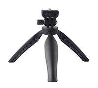 8KLANMMQ Video tripode DSLR Camera Tripod for Phone 180° Foldable with Universal 1/4-inch Interface PhotograpAccessories (Color : Black)