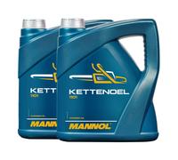 8L 2x 4 Litro Mannol Universal Mineral Aceite Cadena Motosierra Sägeöl
