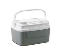 8L Camping Cooler, portátil Outdoor Cooler, 12.99x10.43x7.68 inches, Leakproof Car Refrigerator, Large Capacity, Built-in Handle, ideal for Beverages, Food, Drinks, Blue/Yellow