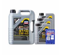 8L LIQUI MOLY aceite motor Top Tec 4110 5W-40 para Acea C3 Api Sn Longlife04